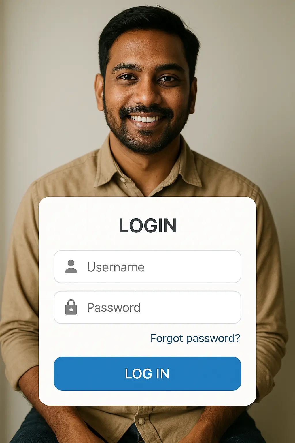 Daman Game Login Interface